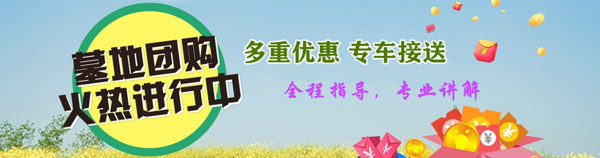 1對(duì)1購(gòu)墓顧問(wèn)，全程陪同講解